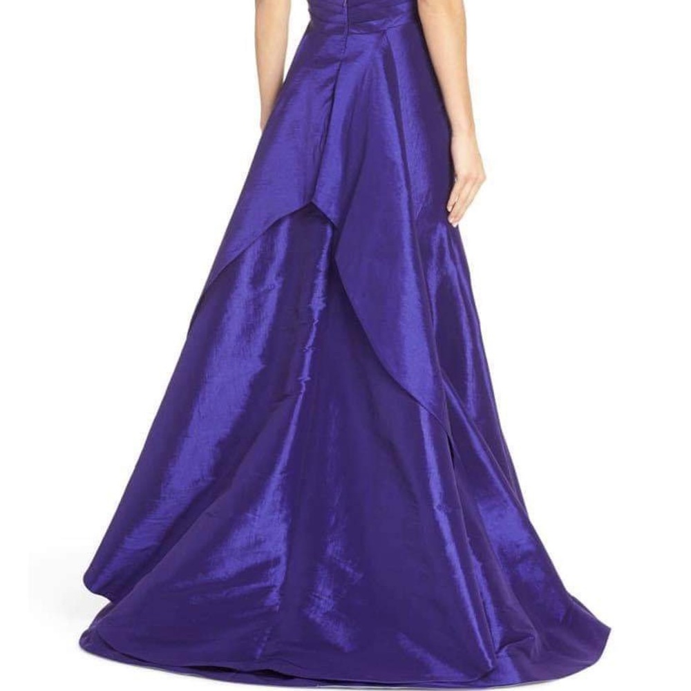 New Halter Neck Taffeta Trumpet Gown